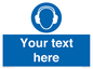 MP3021: Custom Ear Protection Sign