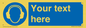 MP3021: Custom Ear Protection Sign
