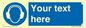 MP3021: Custom Ear Protection Sign