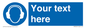 MP3021: Custom Ear Protection Sign