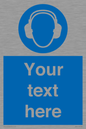 MP3021: Custom Ear Protection Sign