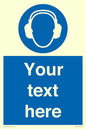 MP3021: Custom Ear Protection Sign
