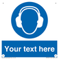 MP3021: Custom Ear Protection Sign