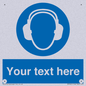 MP3021: Custom Ear Protection Sign