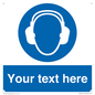 MP3021: Custom Ear Protection Sign