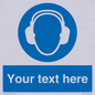 MP3021: Custom Ear Protection Sign
