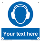 MP3021: Custom Ear Protection Sign