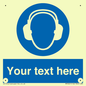 MP3021: Custom Ear Protection Sign