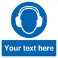 MP3021: Custom Ear Protection Sign