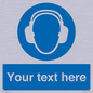 MP3021: Custom Ear Protection Sign