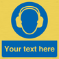 MP3021: Custom Ear Protection Sign