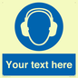 MP3021: Custom Ear Protection Sign