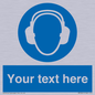 MP3021: Custom Ear Protection Sign