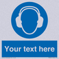 MP3021: Custom Ear Protection Sign