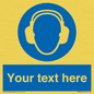 MP3021: Custom Ear Protection Sign