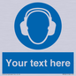 MP3021: Custom Ear Protection Sign