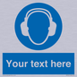 MP3021: Custom Ear Protection Sign