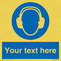 MP3021: Custom Ear Protection Sign