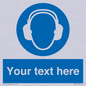 MP3021: Custom Ear Protection Sign