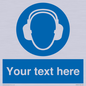 MP3021: Custom Ear Protection Sign