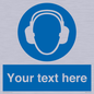 MP3021: Custom Ear Protection Sign