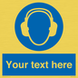 MP3021: Custom Ear Protection Sign