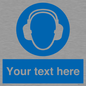 MP3021: Custom Ear Protection Sign