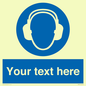 MP3021: Custom Ear Protection Sign