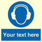 MP3021: Custom Ear Protection Sign