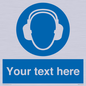 MP3021: Custom Ear Protection Sign