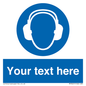 MP3021: Custom Ear Protection Sign