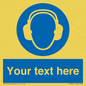 MP3021: Custom Ear Protection Sign