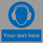 MP3021: Custom Ear Protection Sign