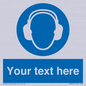 MP3021: Custom Ear Protection Sign