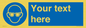 MP3022: Custom Eye Protection Sign