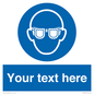 MP3022: Custom Eye Protection Sign