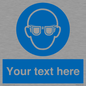 MP3022: Custom Eye Protection Sign