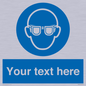 MP3022: Custom Eye Protection Sign