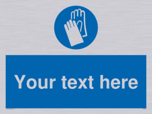 MP3023: Custom Glove Sign