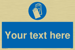 MP3023: Custom Glove Sign