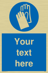 MP3023: Custom Glove Sign