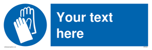 MP3023: Custom Glove Sign