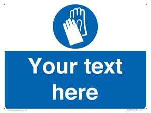 MP3023: Custom Glove Sign