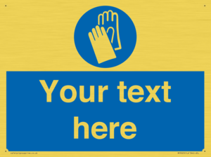 MP3023: Custom Glove Sign