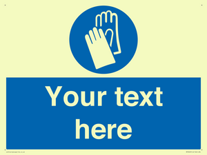 MP3023: Custom Glove Sign