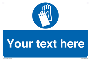 MP3023: Custom Glove Sign