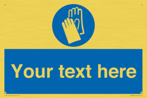 MP3023: Custom Glove Sign