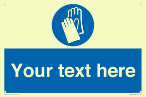 MP3023: Custom Glove Sign