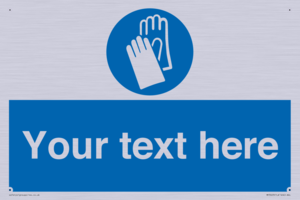 MP3023: Custom Glove Sign