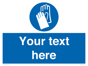 MP3023: Custom Glove Sign